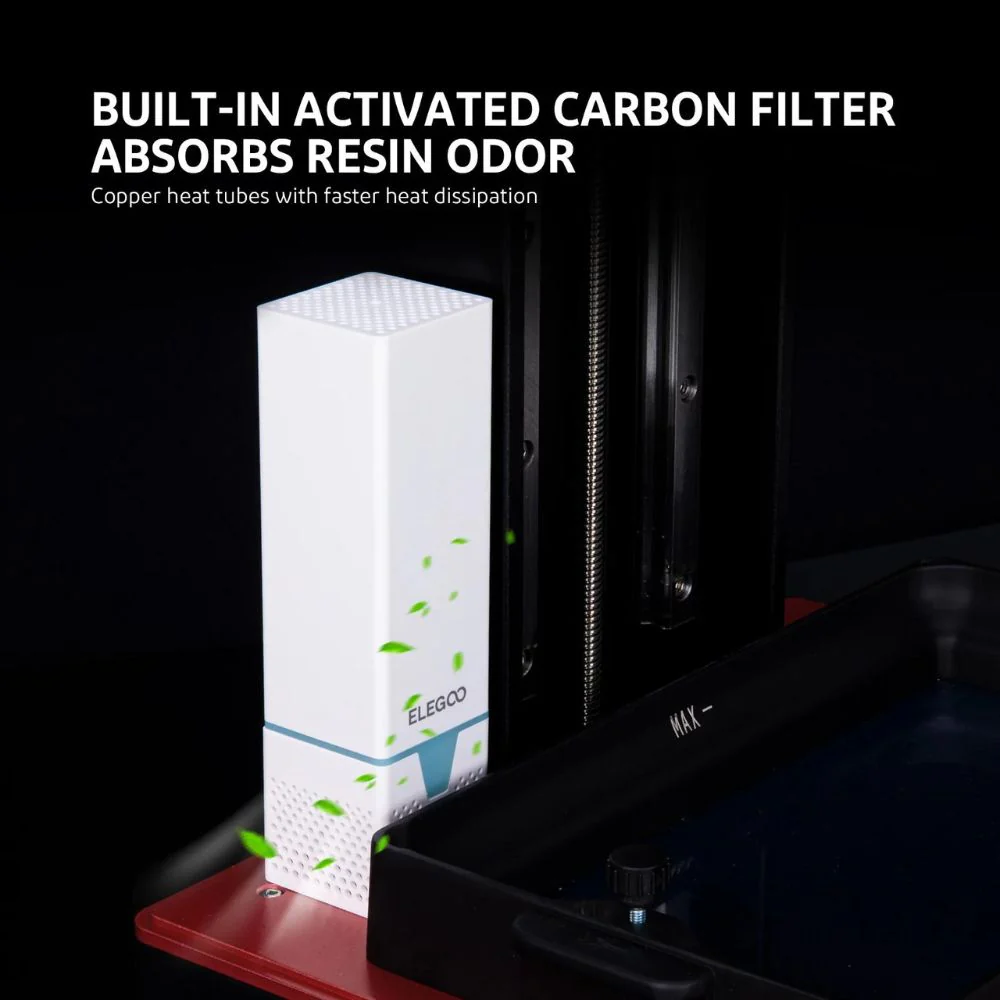 ELEGOO - Kit de 2 mini filtres purificateurs d'air avec port USB - Image 4