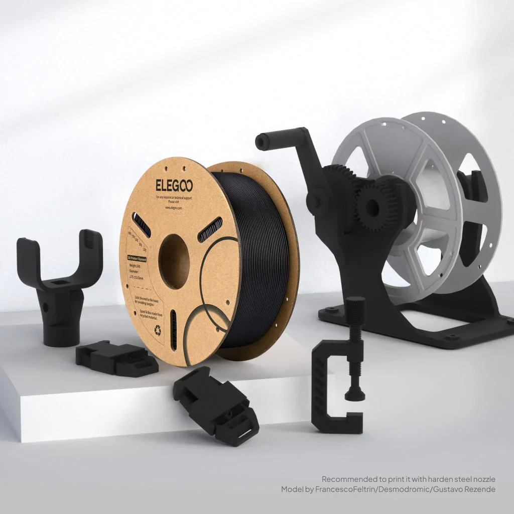 Elegoo - PLA-CF - Noir (Black) - 1,75 mm - 1 kg - Image 5