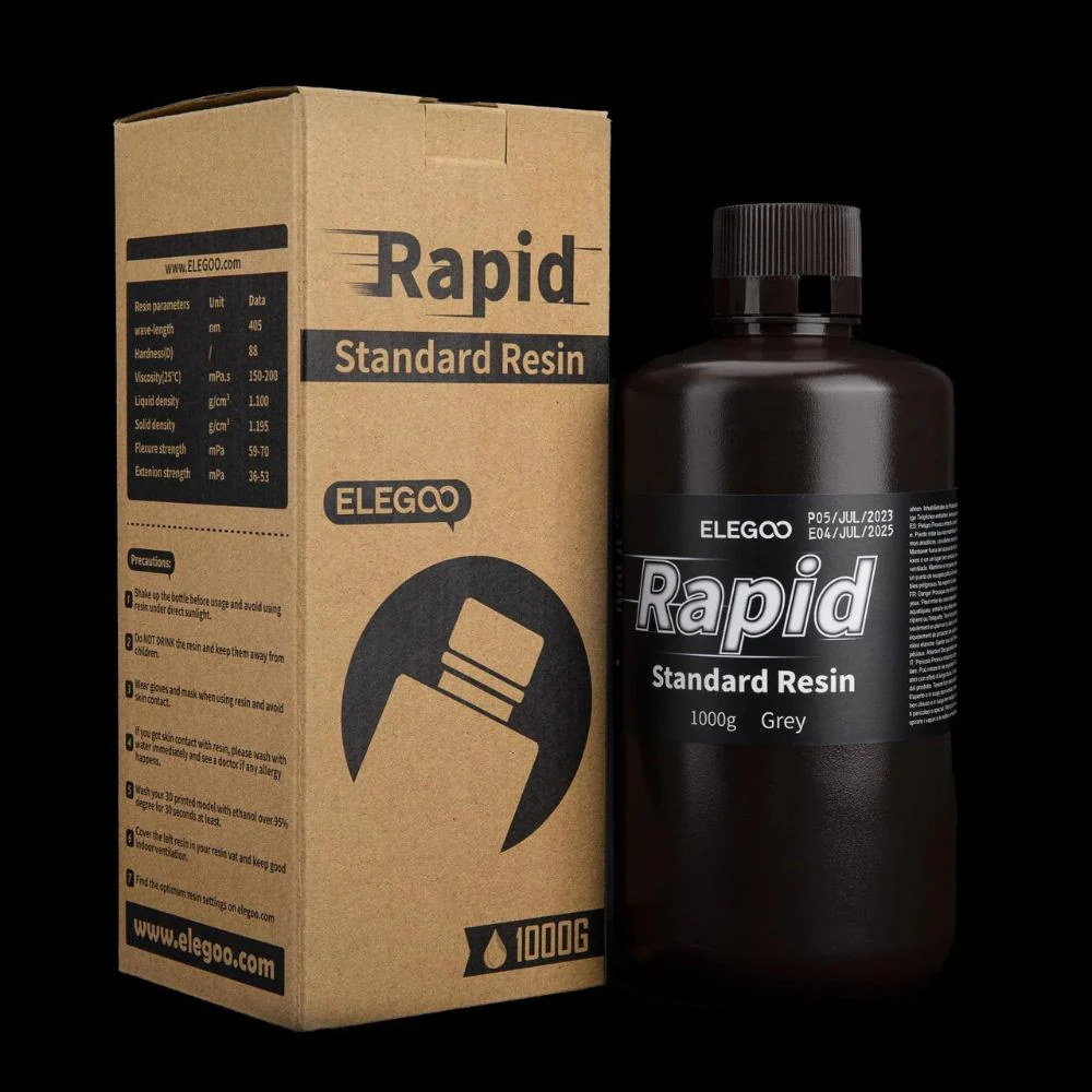 Elegoo - Résine UV Standard Rapid - Gris (Grey) - 1 kg - Image 5